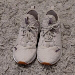 Puma Kids Sneakers - Cream and Purple